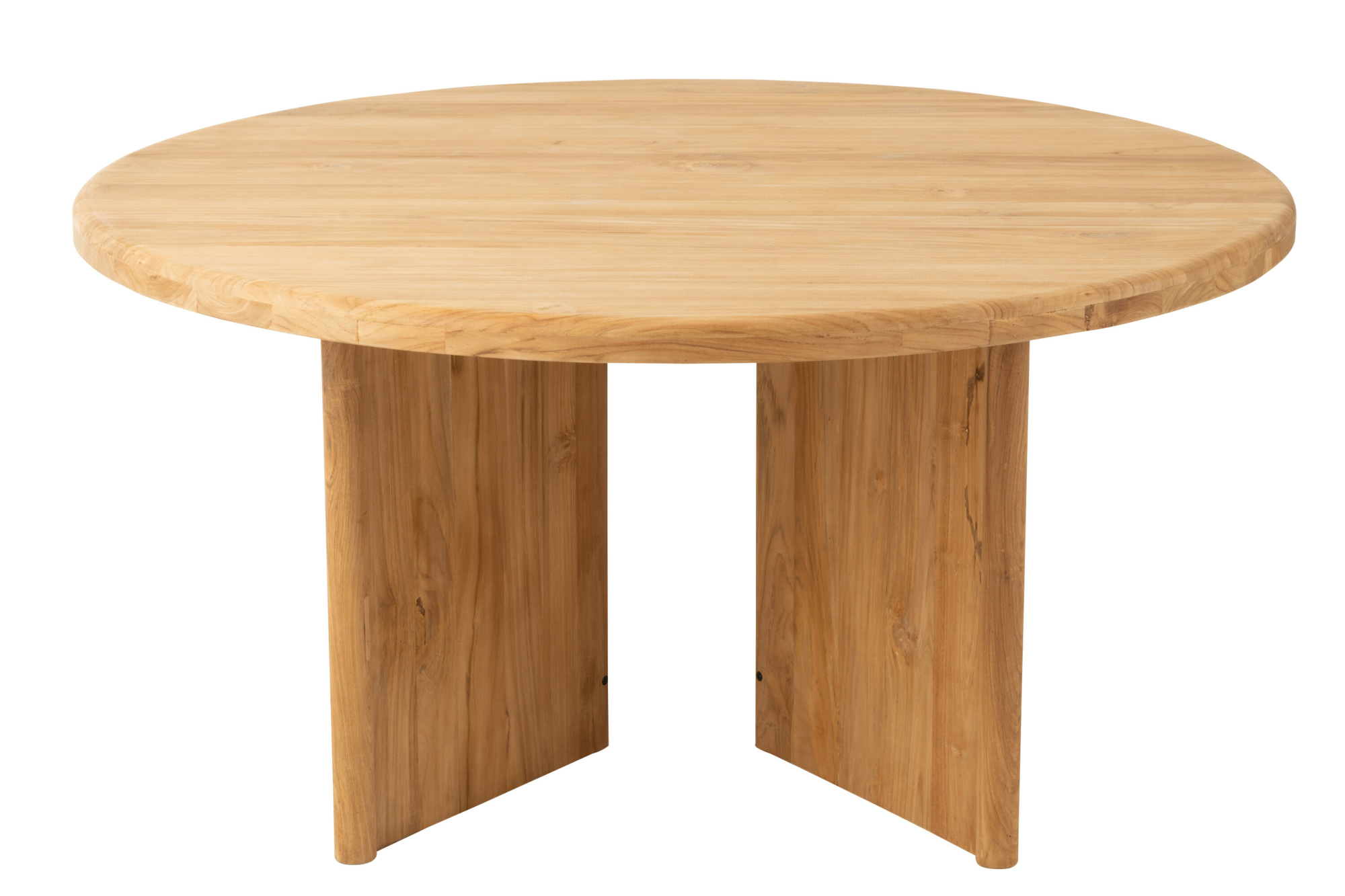 Eettafel teakhout Ø150 cm naturel