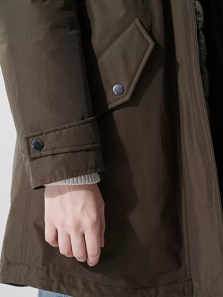 WOOLRICH Parka dunkelgrün