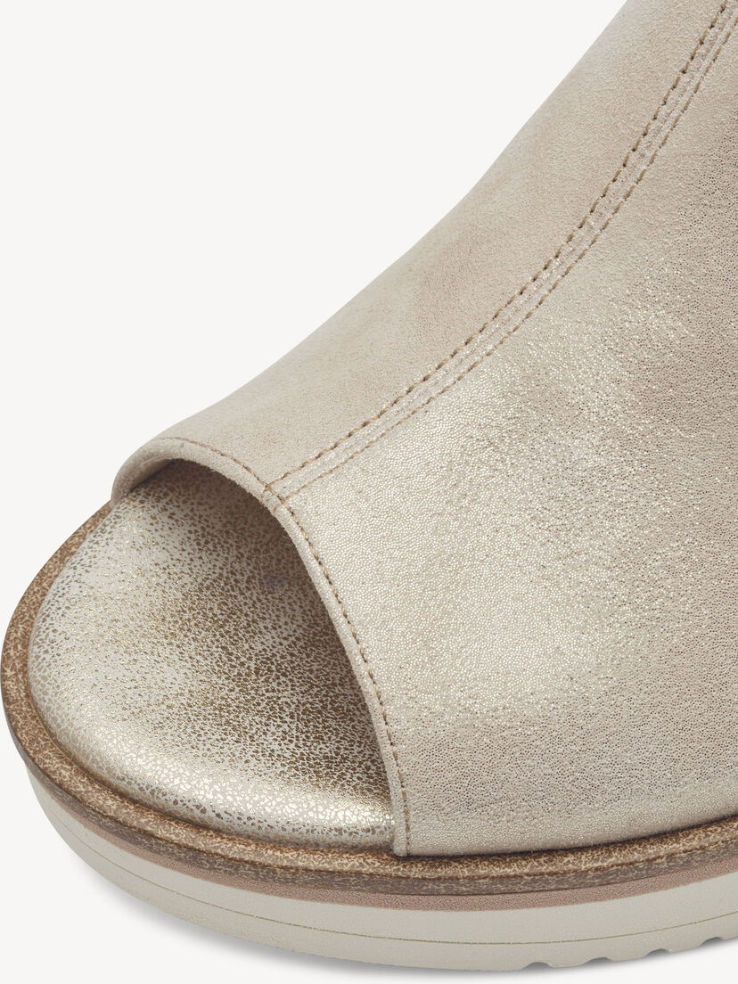 Leren Slipper - beige