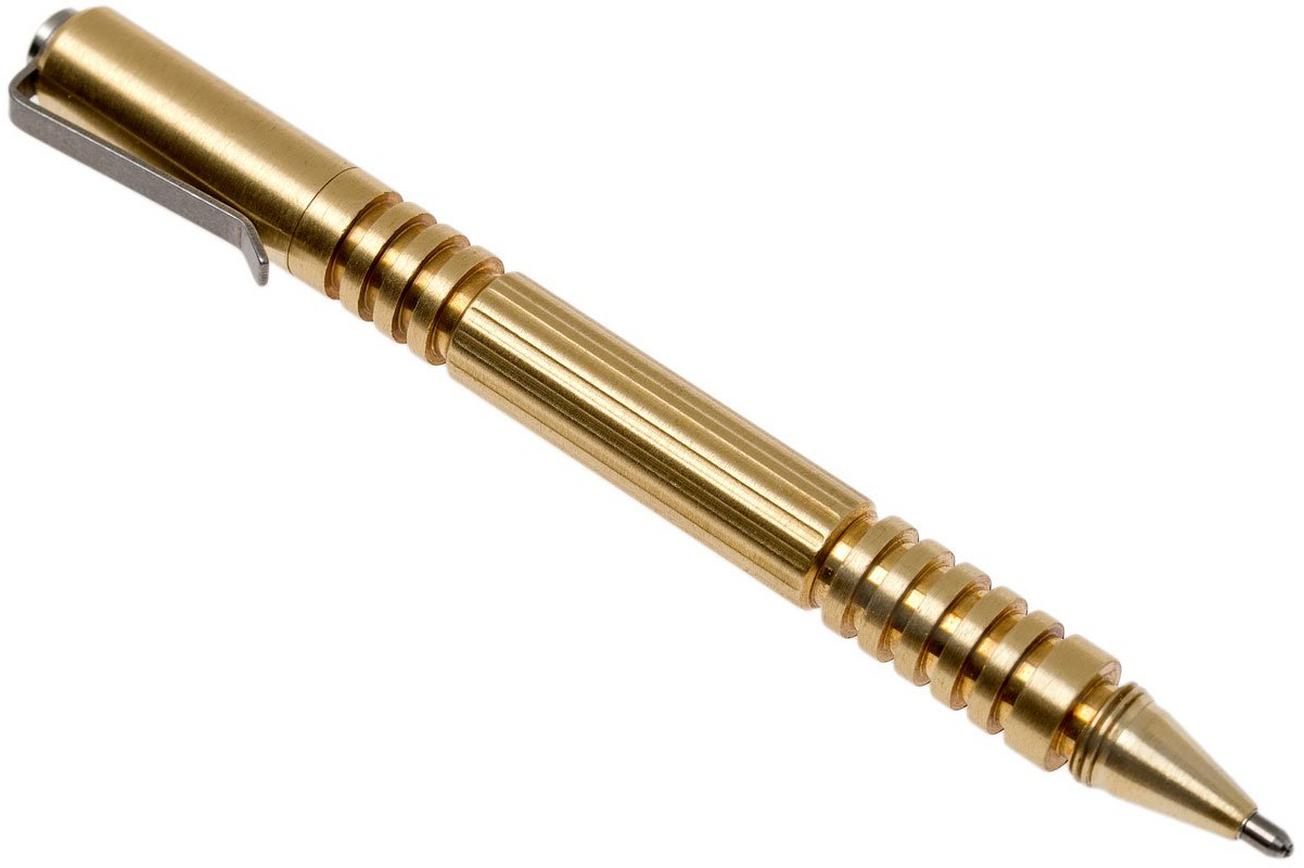 Rick Hinderer Investigator Pen Brass/Messing, tactische pen