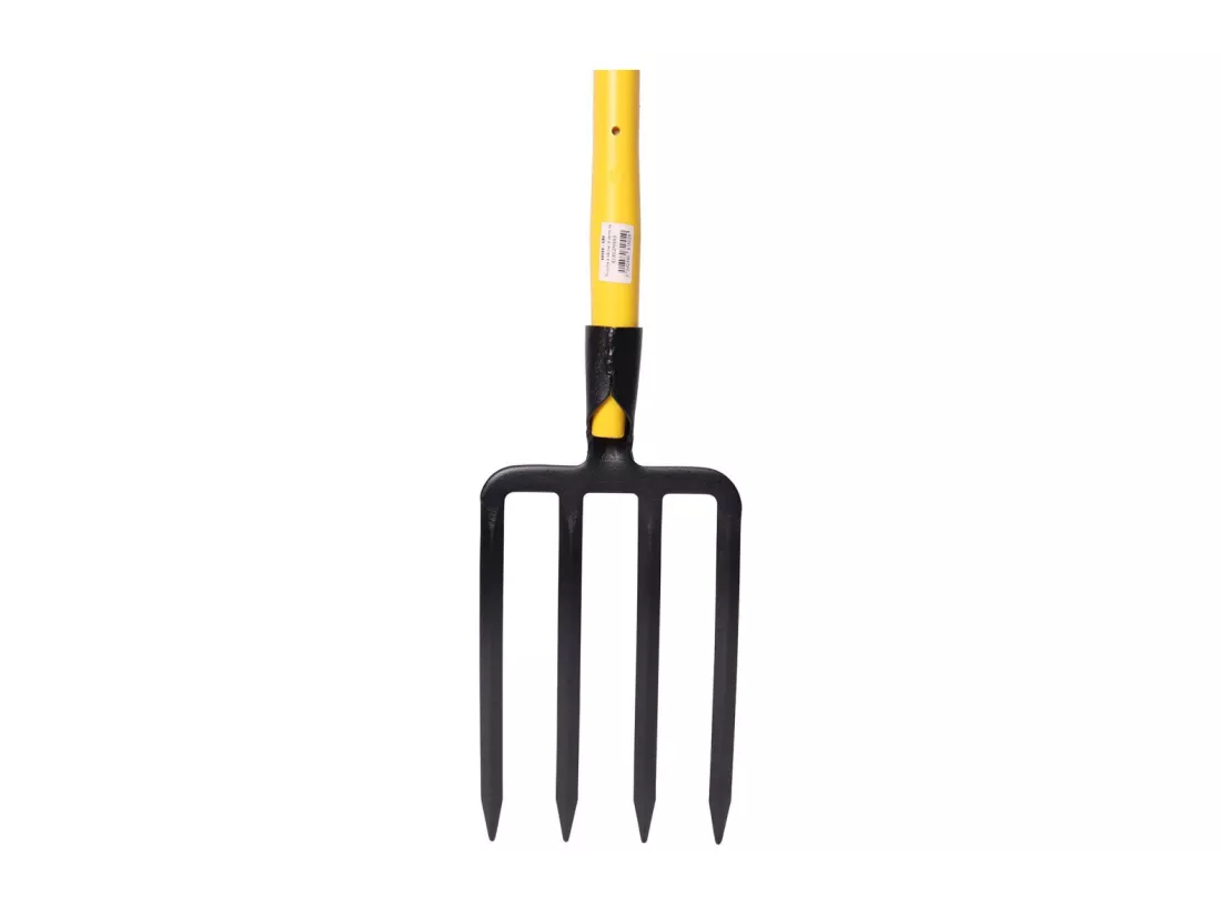 Fourche à bêcher 4 dents et manche pomme trimatière