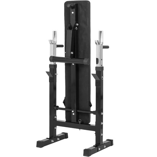 Conjunto de banco de musculação em vinil Gorilla Sports de 100 kg