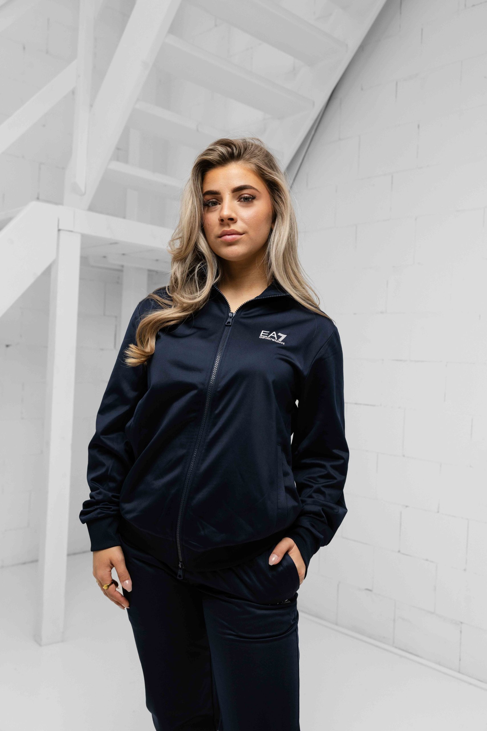 EA7 Emporio Armani 8NPV65 Trainingspak Dames Donkerblauw