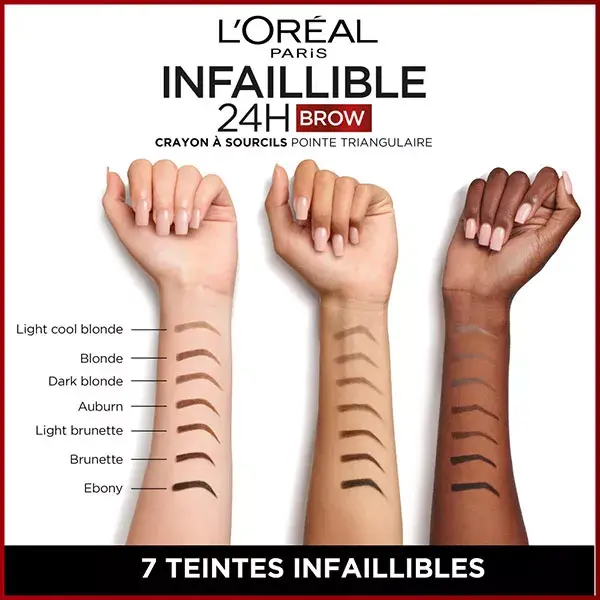 Lápis para Sobrancelhas L'Oréal Paris Infallible Brows 24h nº 7 Loiro 1ml