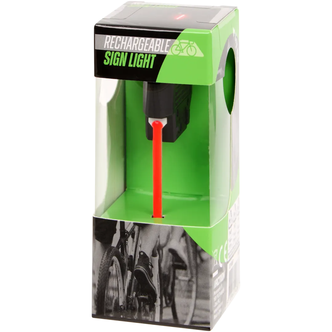 Oplaadbaar achterlicht 11 cm