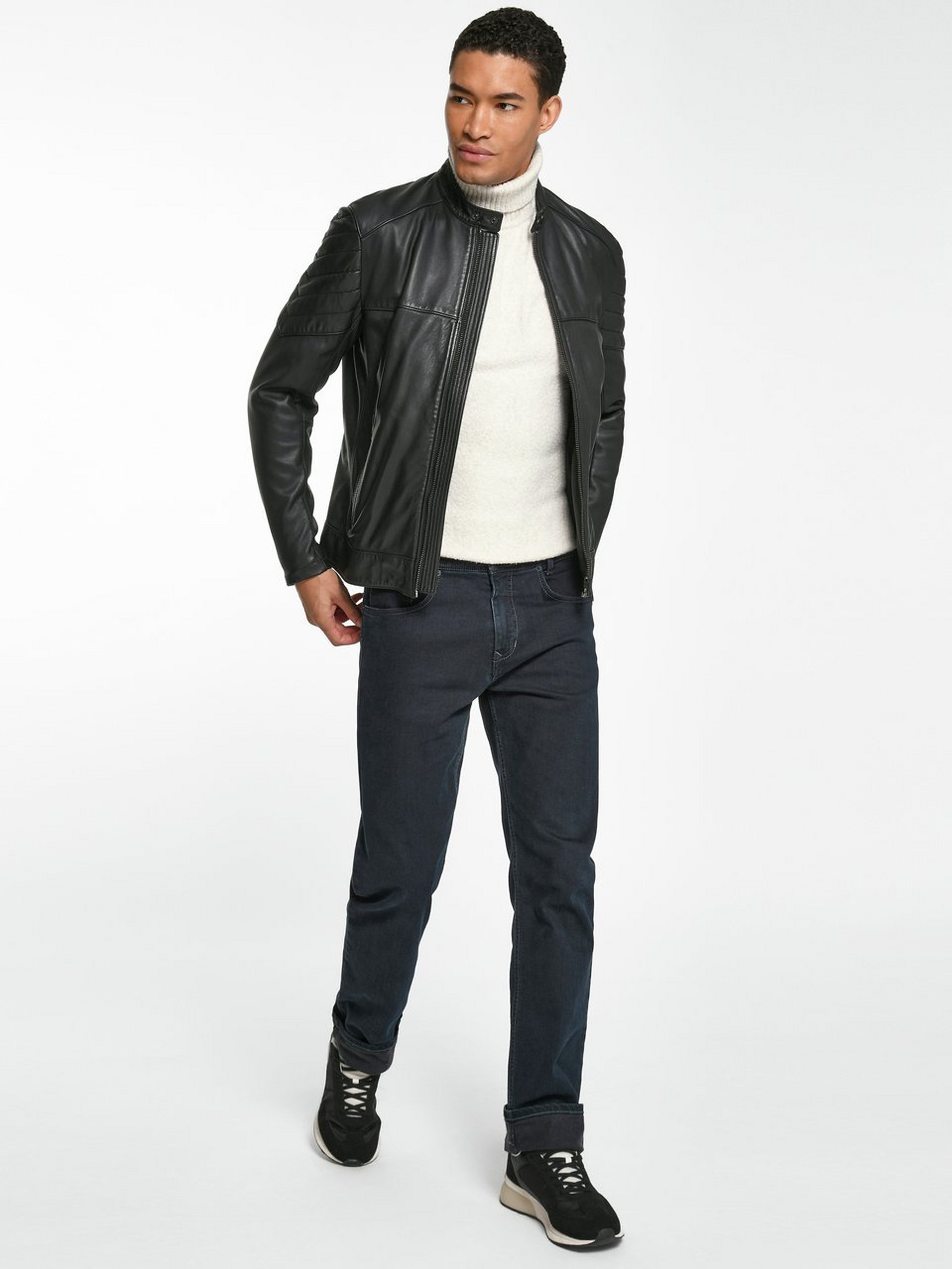 Lederjacke