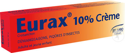 Eurax 10% Crème Démangeaisons Et Piqures D'Insectes Adultes Et Jeunes Enfants 40g