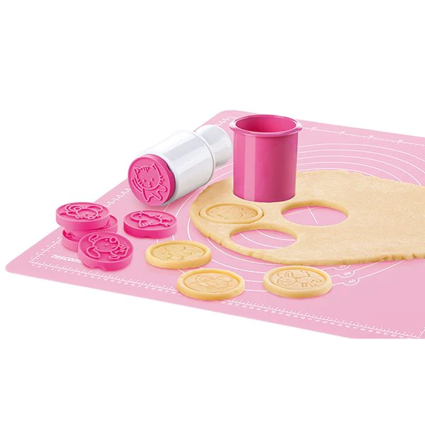 Tampon à biscuits animaux 6 décors Delicia