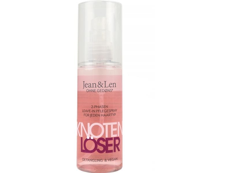 Jean & Len Knotenlöserspray 2-Phasen Leave-In 100 ml Natürliche Pflegekur löst fast alle knotigen Probleme