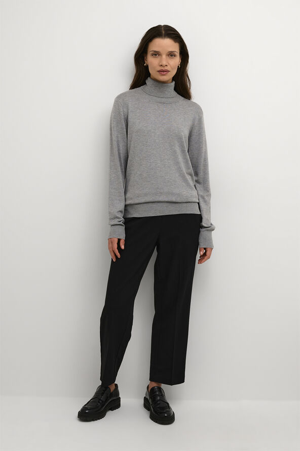 Kaffe Astrid Roll Neck Grey melange