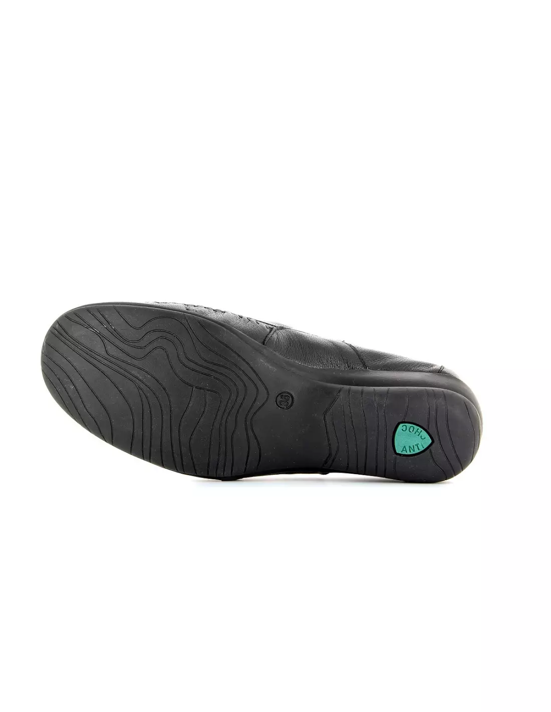 GEO REINO CHAMPS - Mocassins & bateaux Noiranthracite