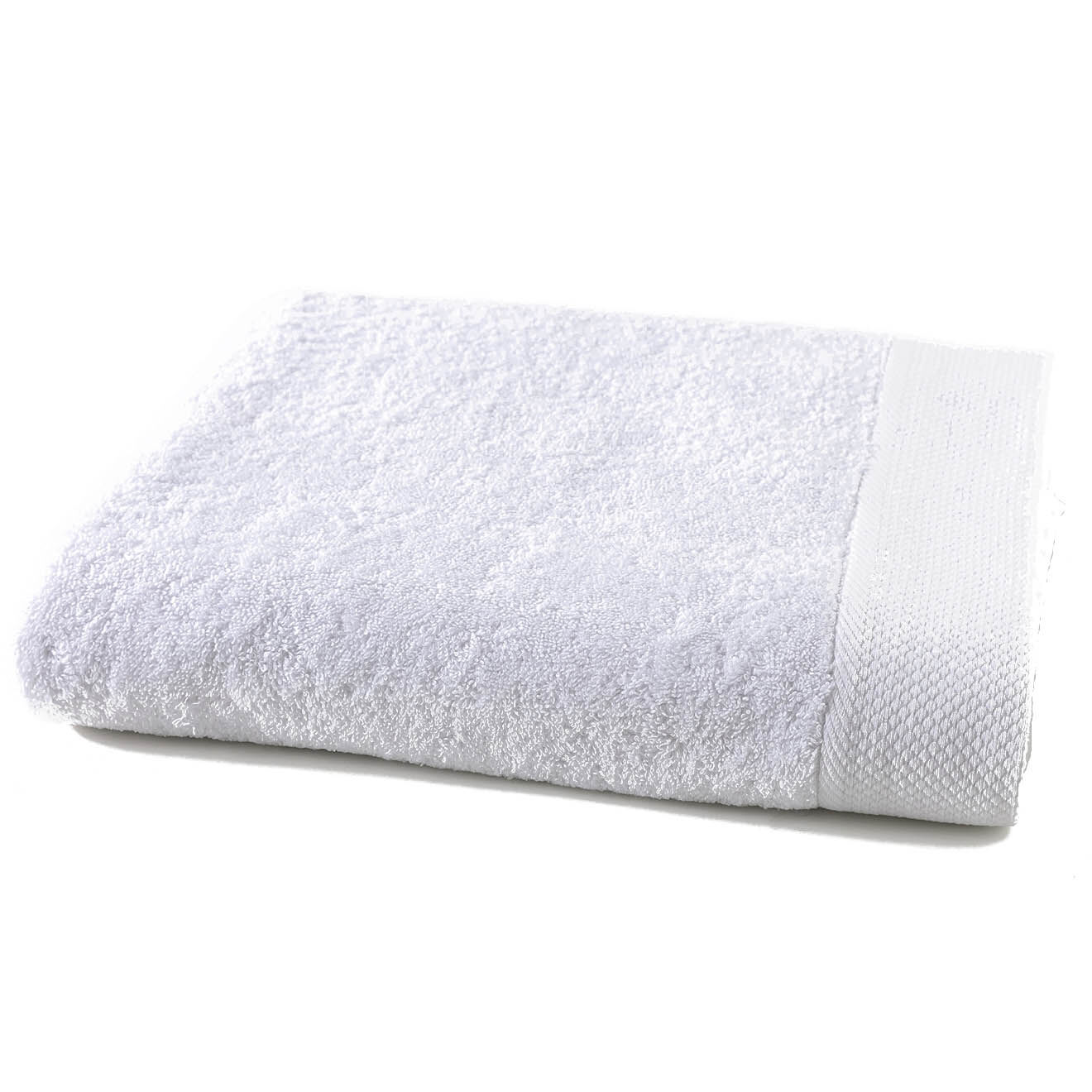 Soft by Perle de Coton Drap de douche blanc - 70x140 cm