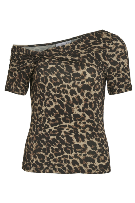 Vila bruine dames t-shirt