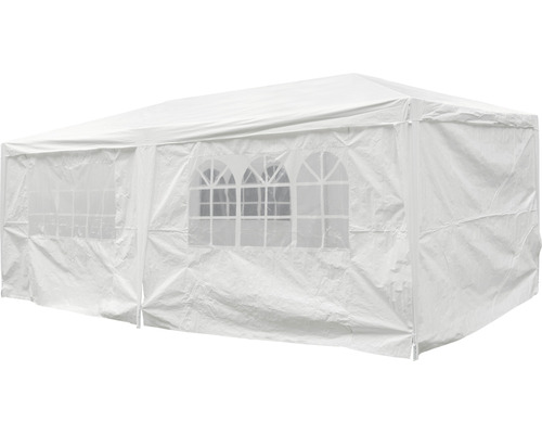 Partytent 3x6x2,55 m Polyethyleen 120 g/m² wit