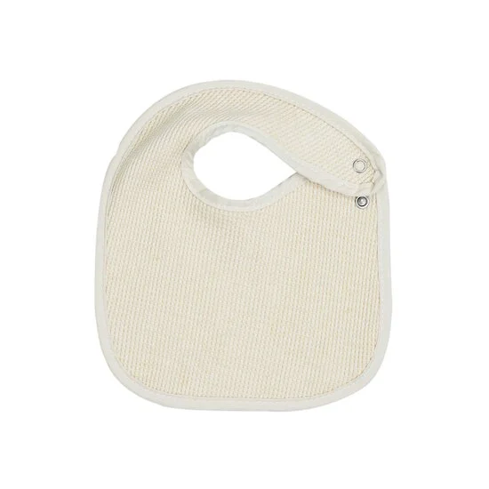Lot de 6 bavoirs nid d'abeille   Beige        de               Trois Kilos Sept
