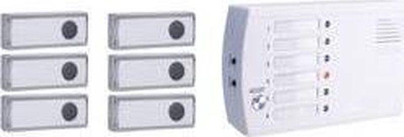 m-e modern-electronics FRS-106.1 Draadloos belsysteem voor Draadloze deurbel