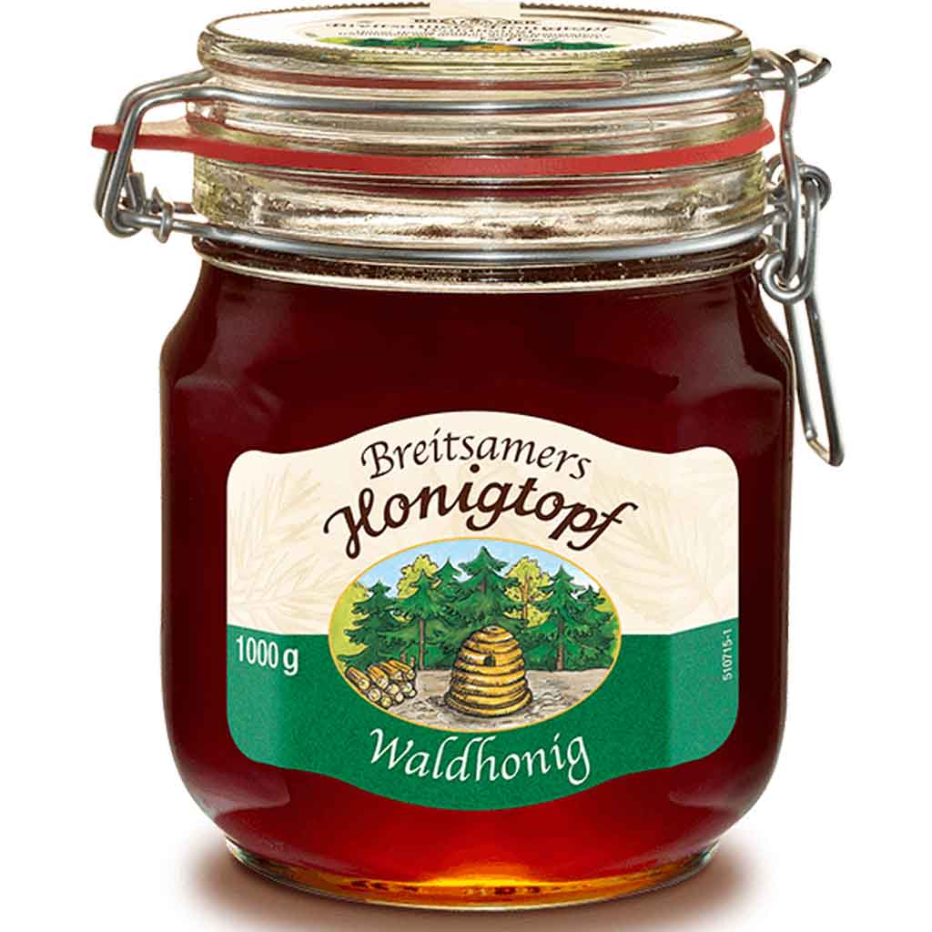Breitsamers Honigtopf Waldhonig 1000g MHD:30.8.26