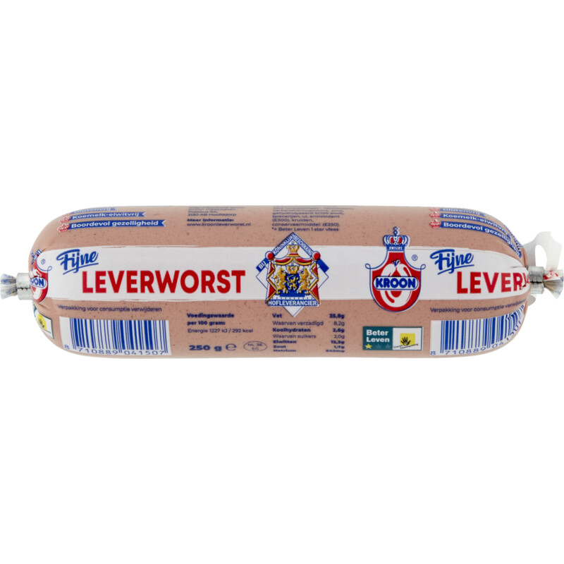 Kroon Fijne leverworst