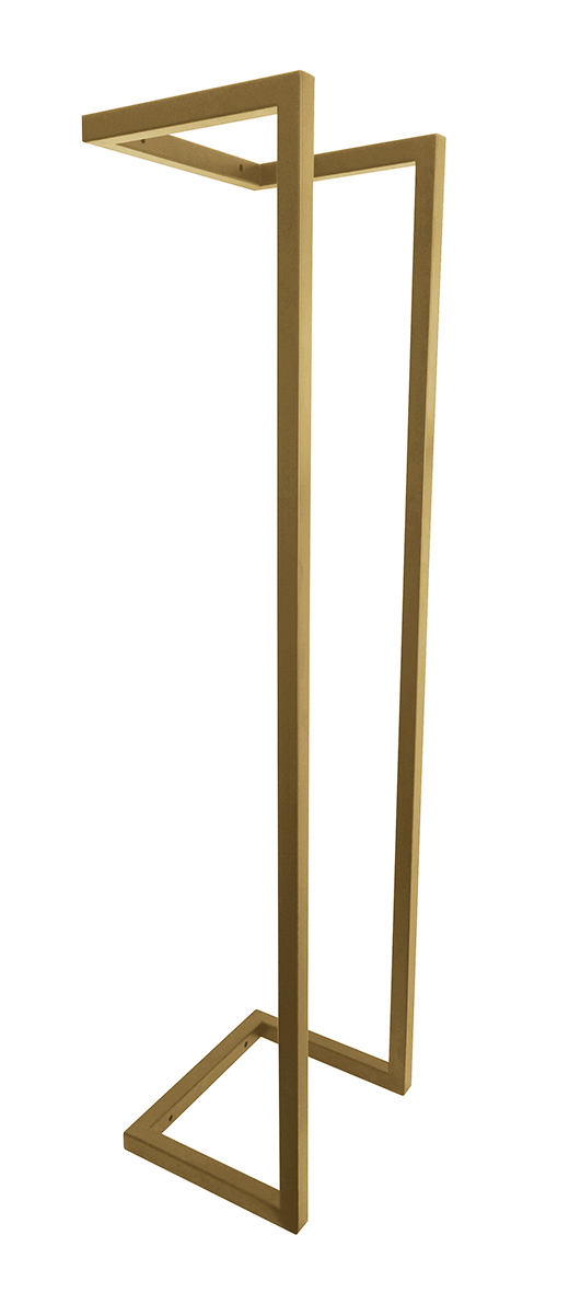 Mueller Gold handdoekrek industrieel 95x25x20cm geborsteld messing