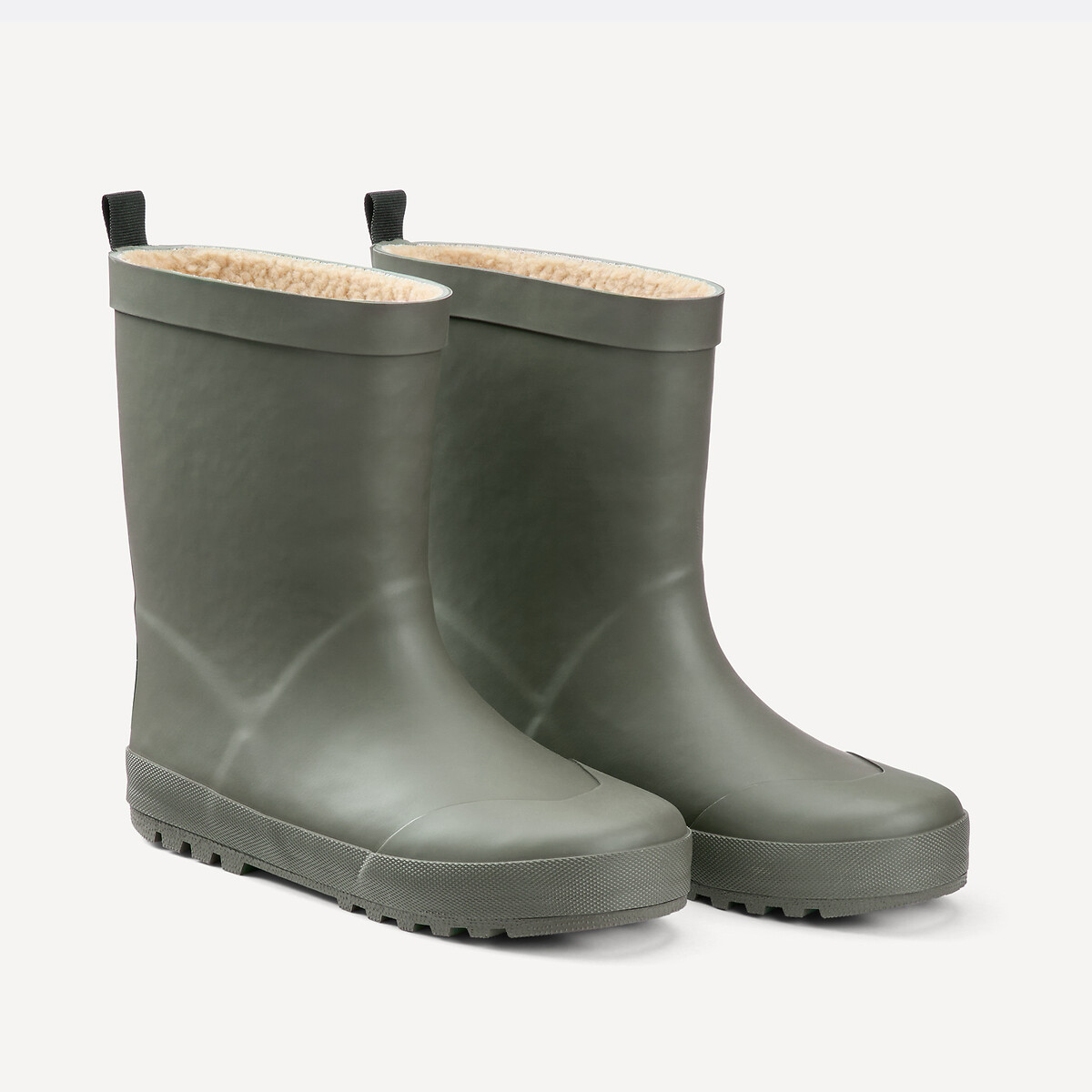 COLEÇÃO LA REDOUTE<br>Botas de chuva com sola e forro