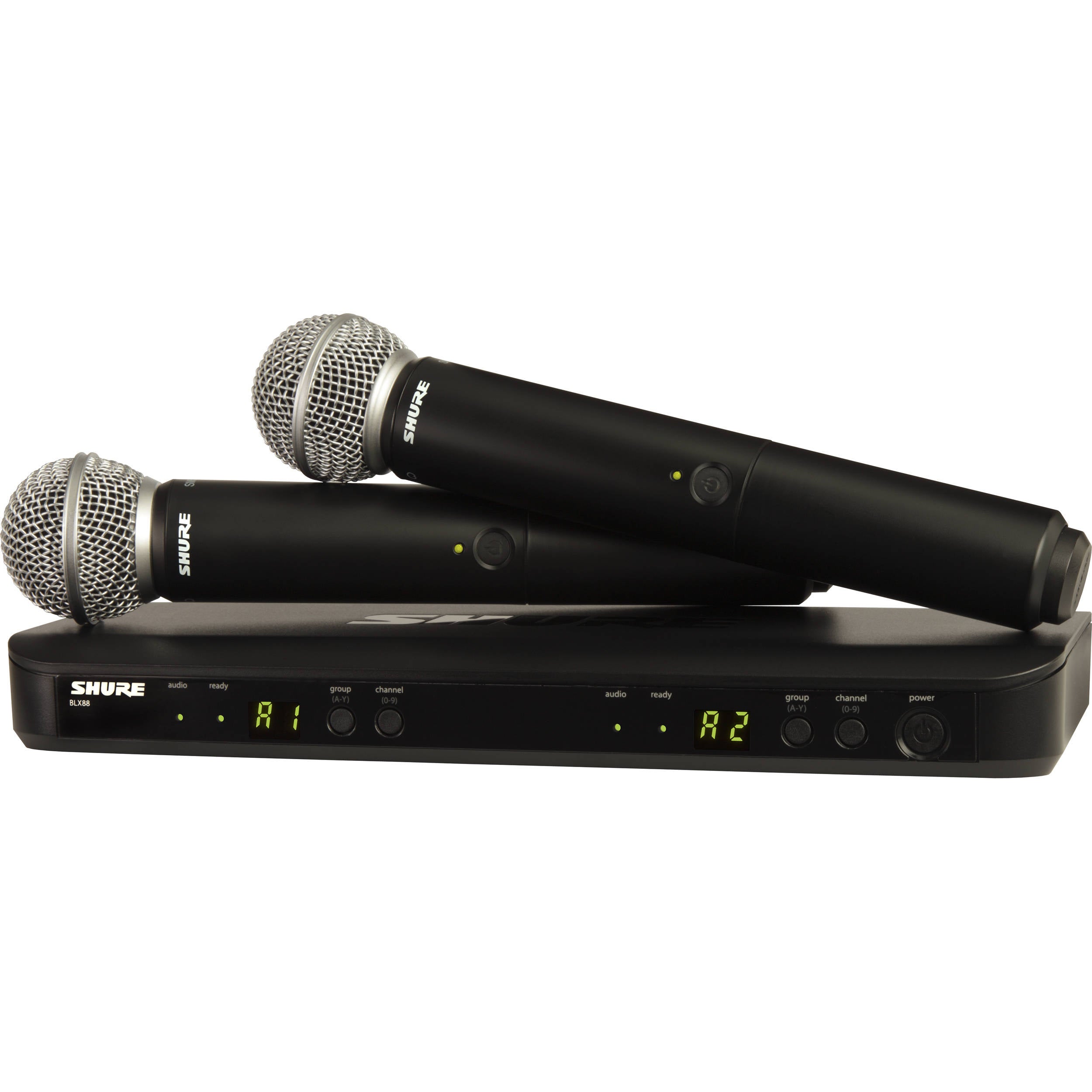 Shure BLX288E/SM58-K14 draadloos handheld systeem (614-638 MHz)