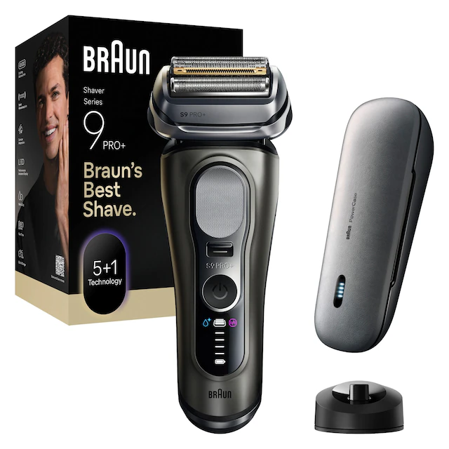 Braun Elektrorasierer »Series 9 9625s« integrierter Präzisionstrimmer Pro-SensoAdapt, 5+1 ultradünne Präzisionsklingen, Ladeetui