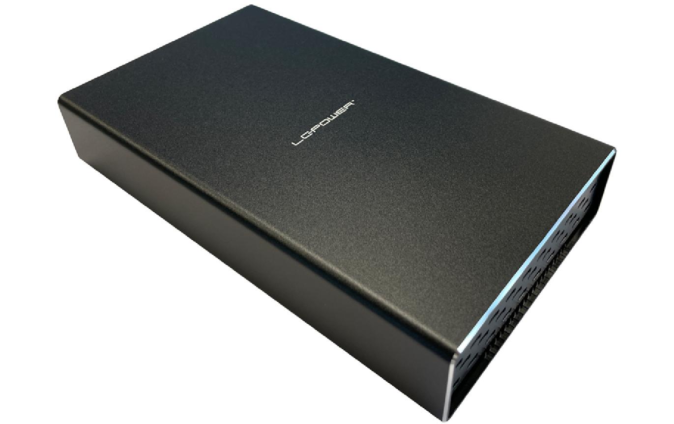Dockingsstation LC-DOCK-C-35-M2Externes Gehäuse mit Klonfunktion für jeweils eine 3.5