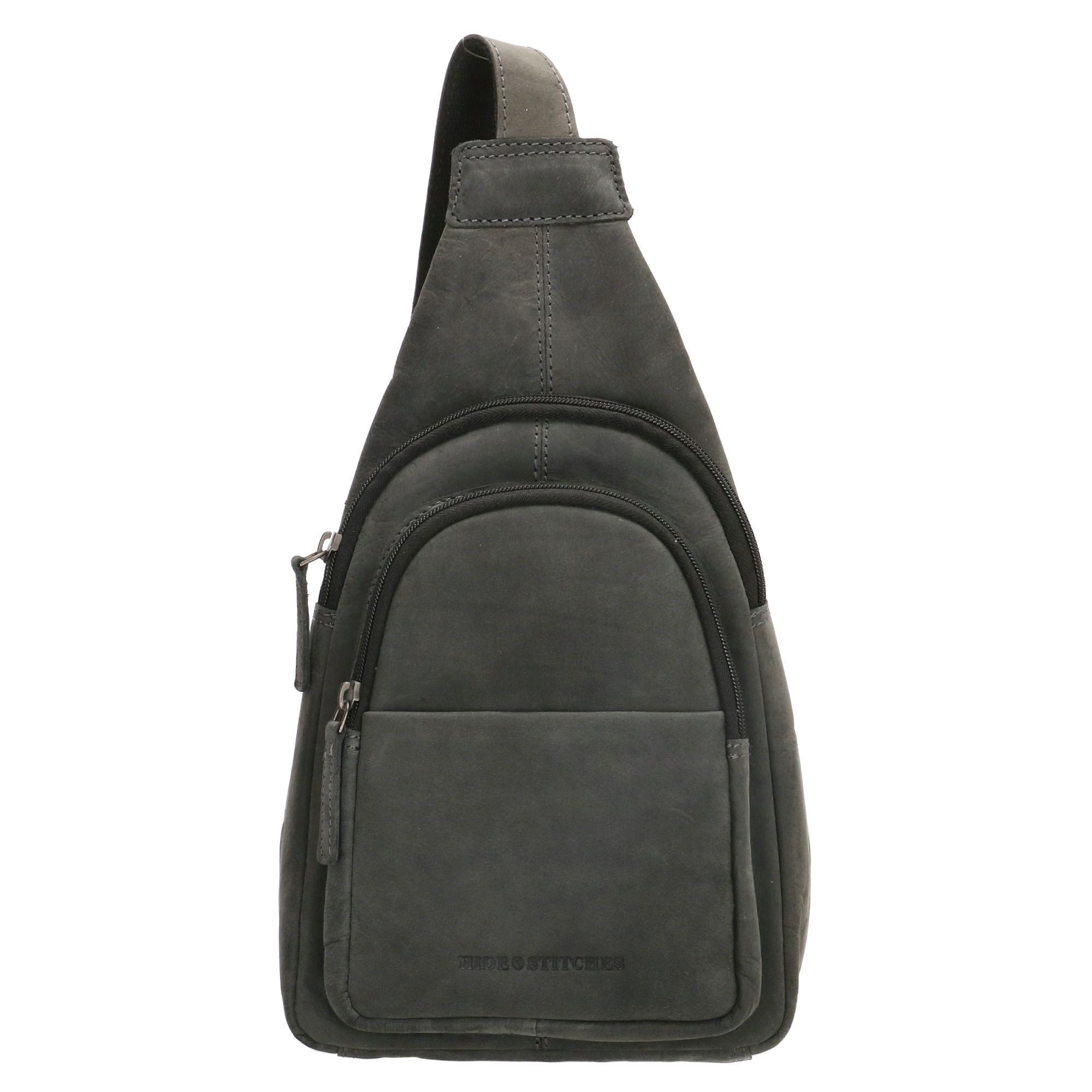 Hide & Stitches Idaho Schoudertas Zwart