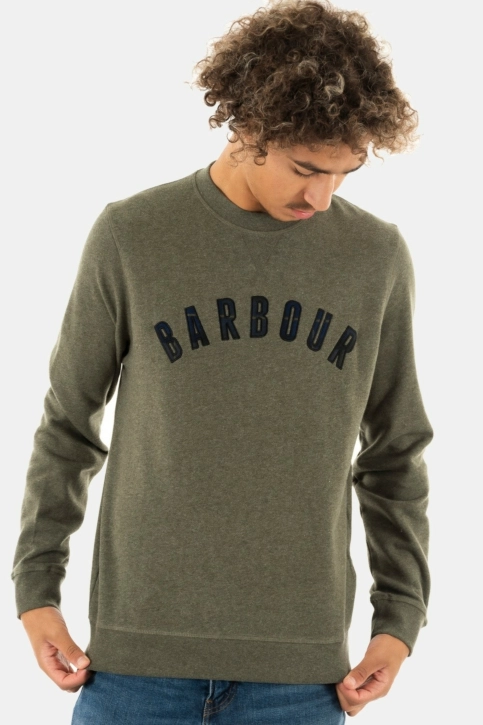 Sweat barbour debson crew gn93 forest marl