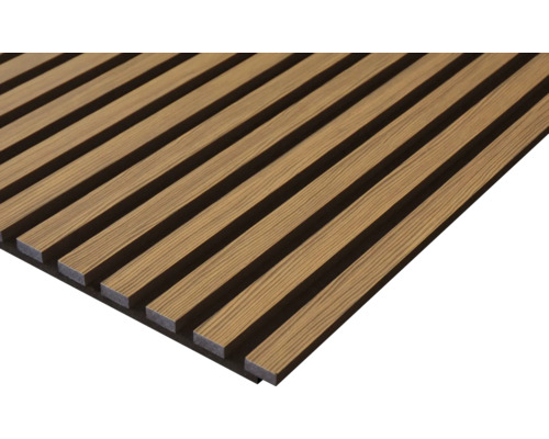 Akoestisch paneel Zebrano decor 2400 x 572 x 19 mm