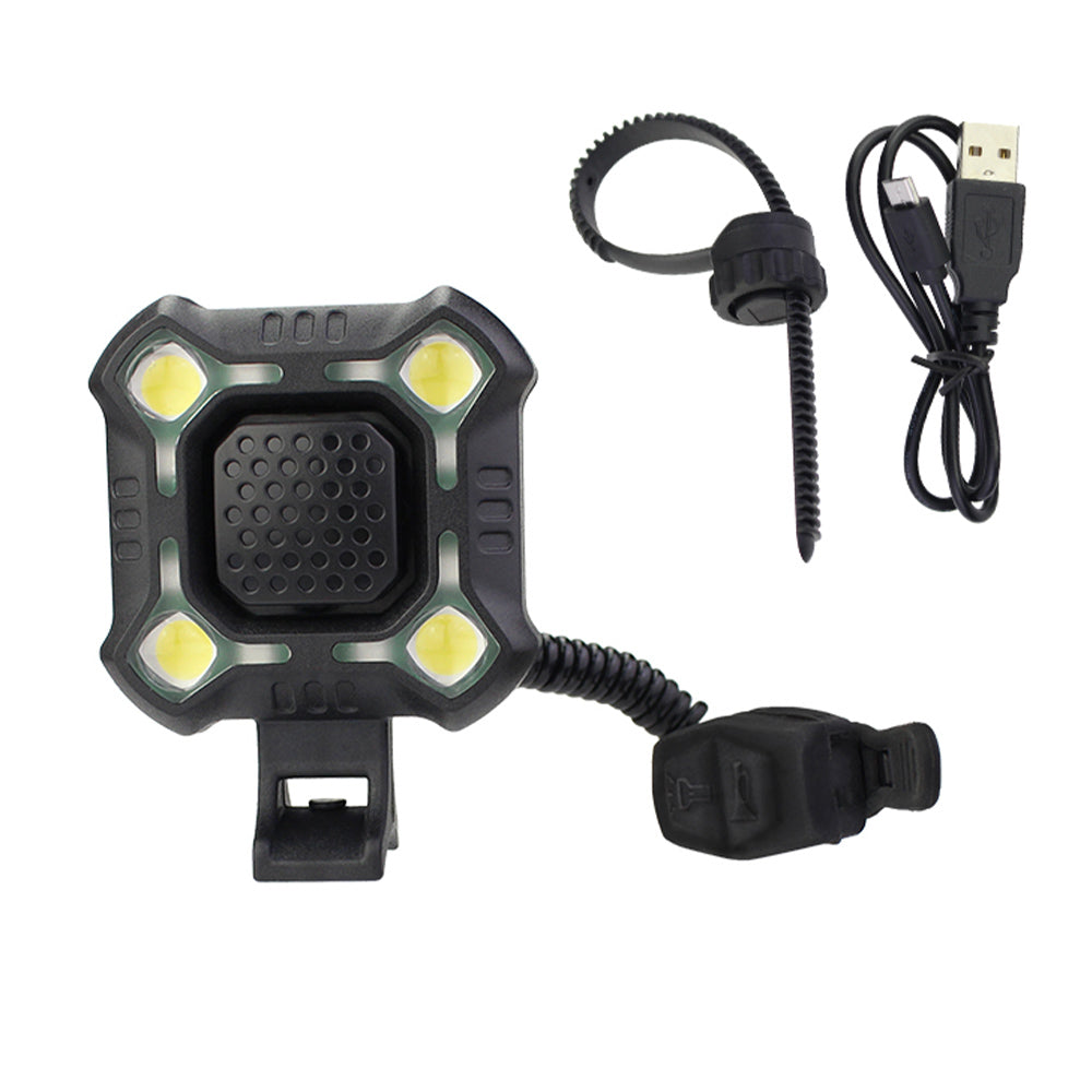 Sonnette Lumineuse 2-en-1 avec Commodo Guidon - Puissante