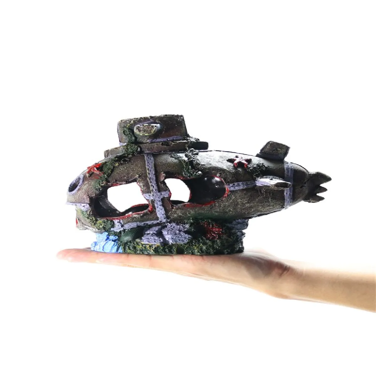 Universal Bateau brisé déco aquarium 25 cm