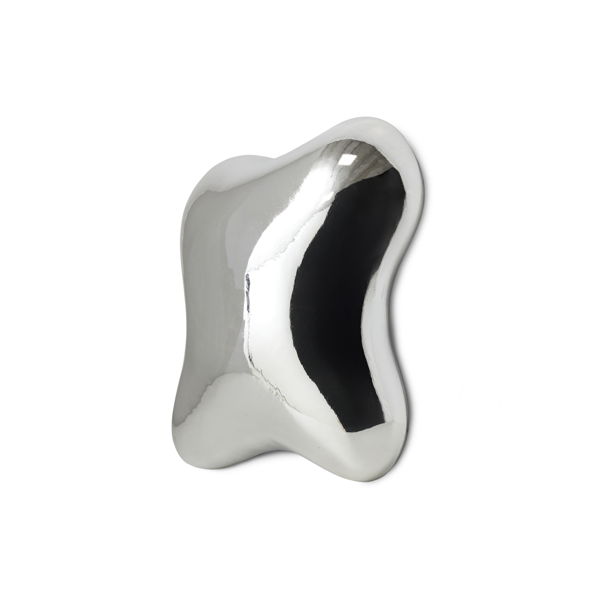 Sculptuur Orb wall chrome