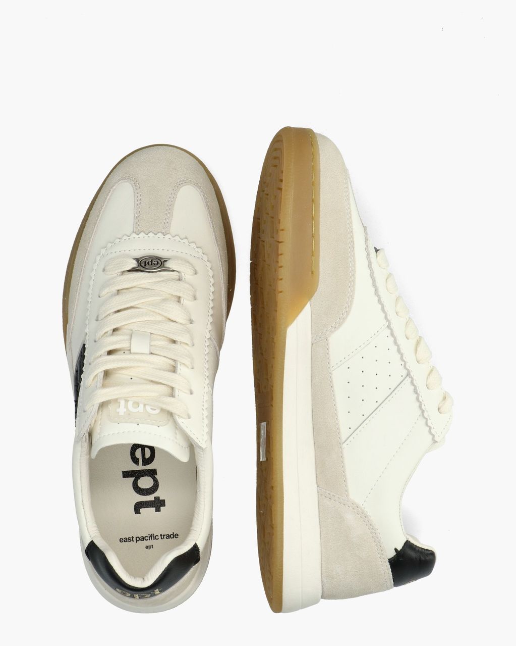 East Pacific Trade Diego Off-White/Zwart Herensneakers