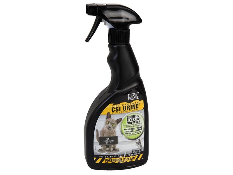 CSI URINE Reinigungsmittel Katze, 500 ml Geruchs- & Fleckenentferner