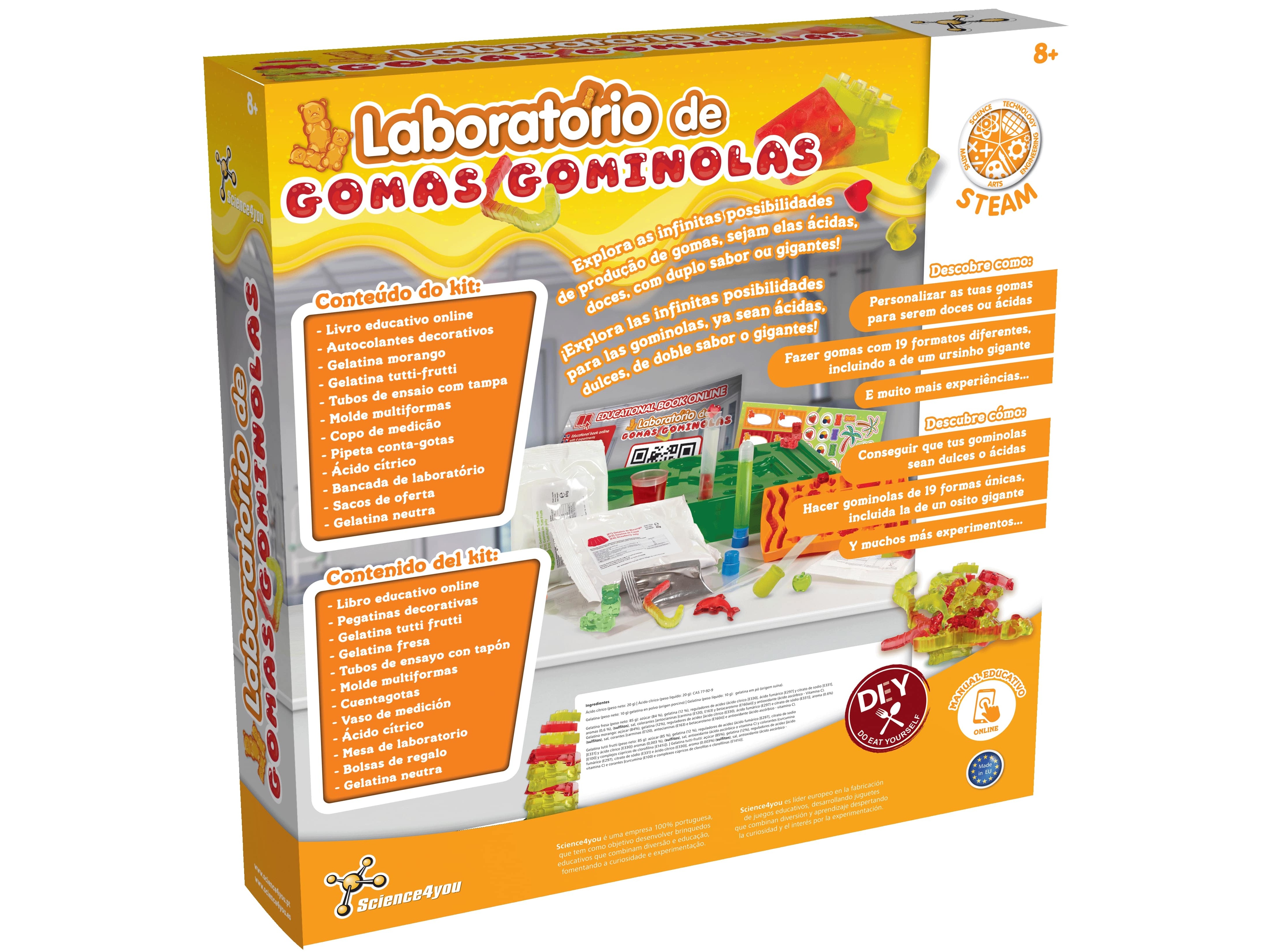 LABORATÓRIO SCIENCE4YOU YUMMY GUMMY
