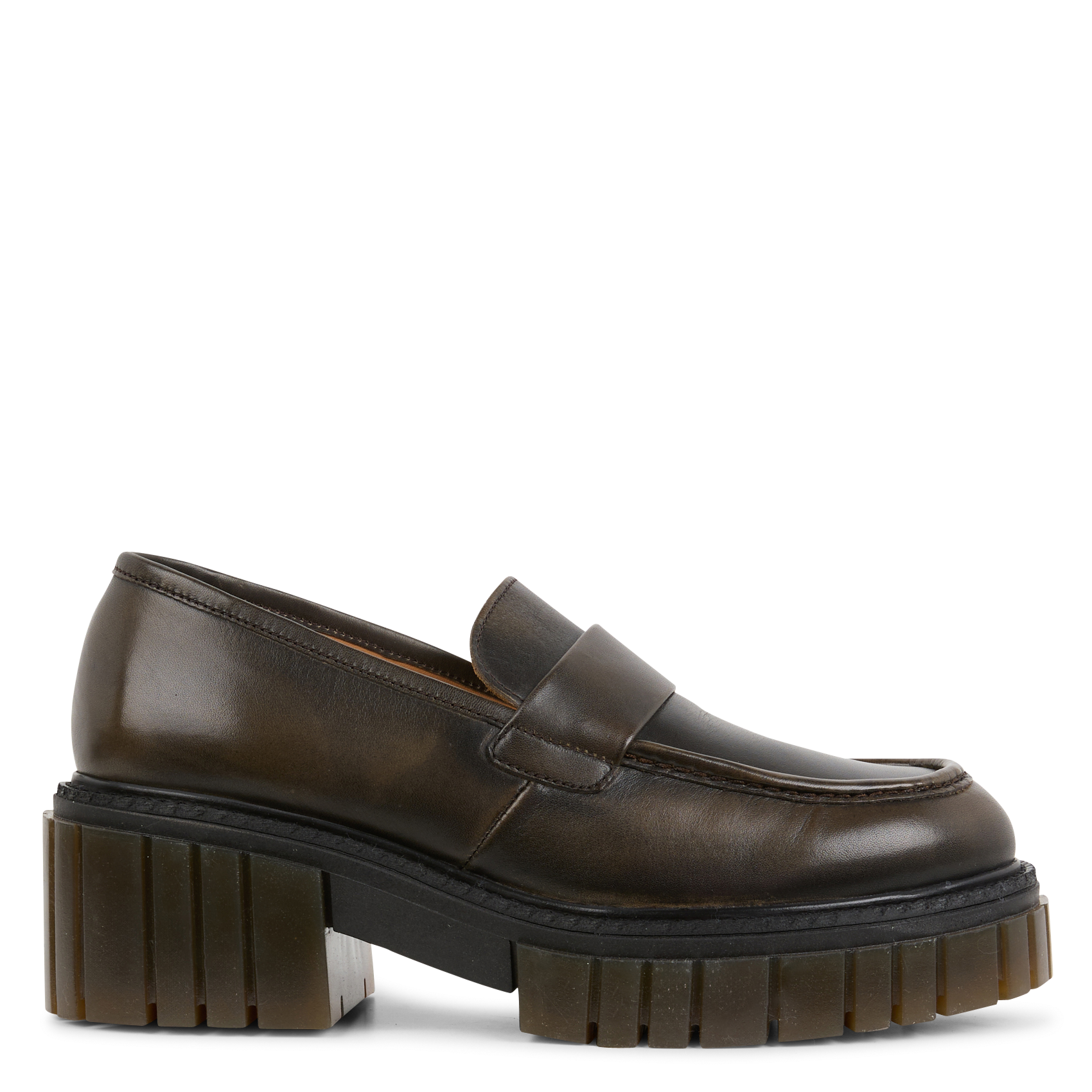 Mocassins en cuir| Marron