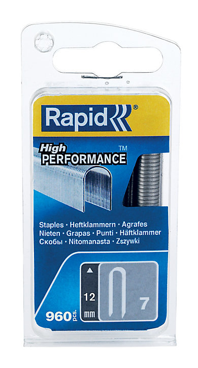 Agrafes cavaliers Rapid n°7 12 mm