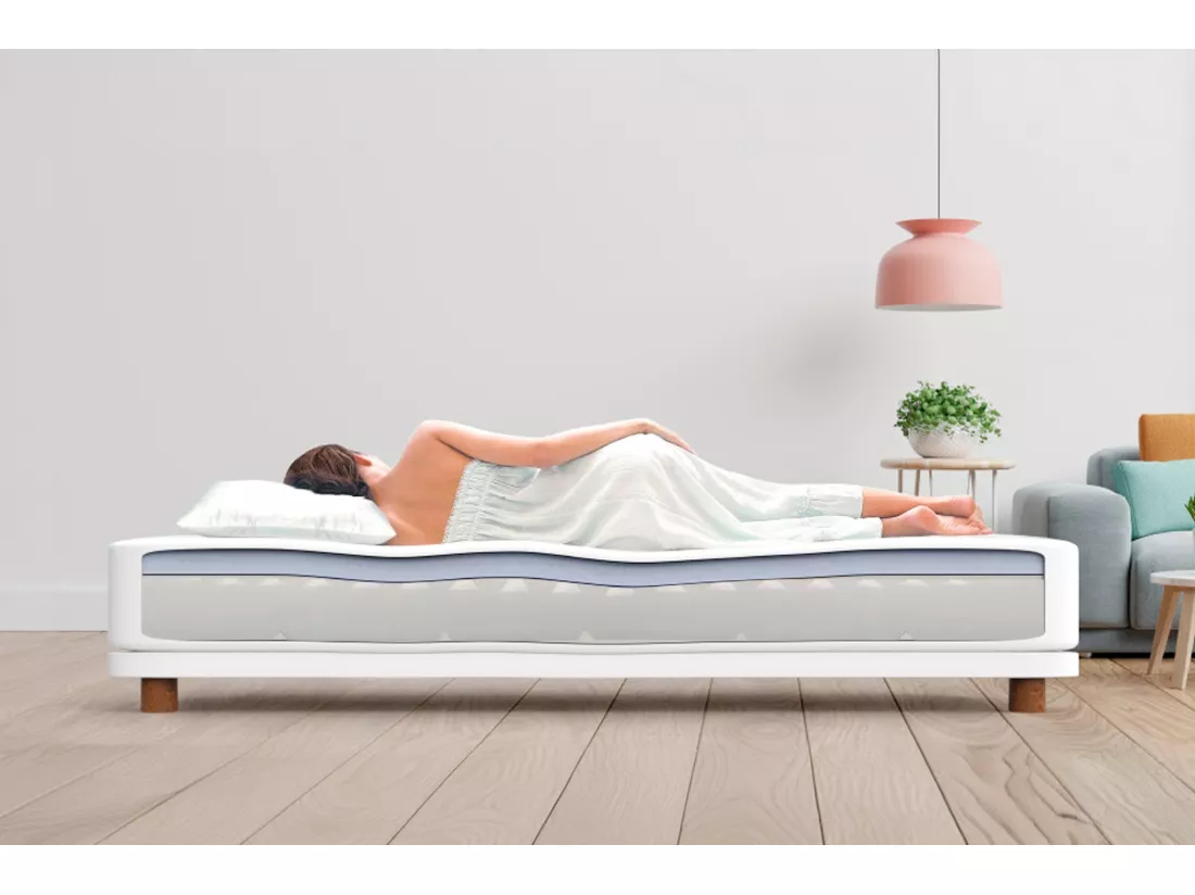 MATELAS MAX ONE ORTHOPEDIQUE DEHOUSSABLE MULTIZONE, 20 cm - Moonia