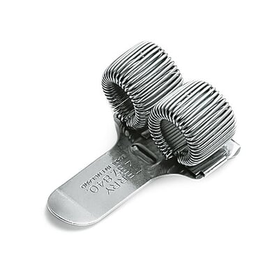 Stiftclip Stahl, Für 2 Stifte