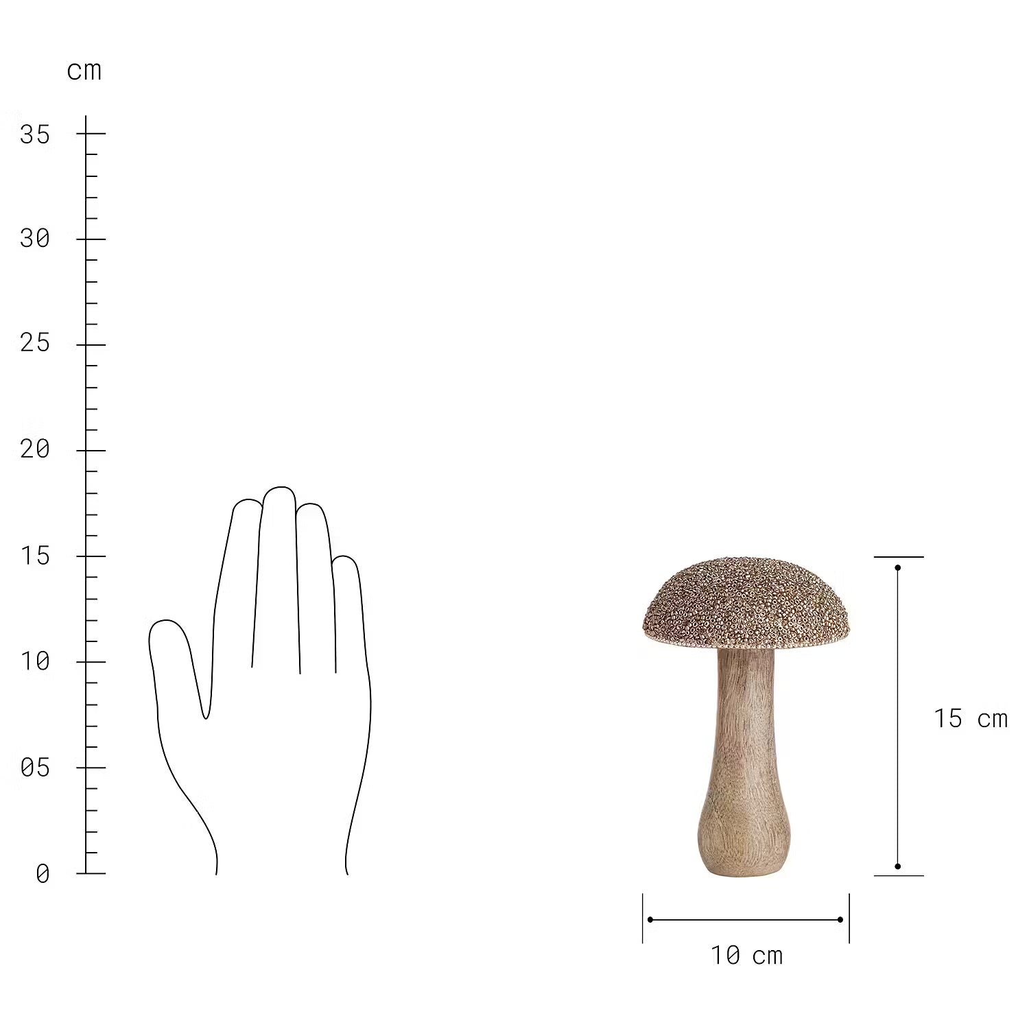 HARVEST LOVE Deko-Pilz