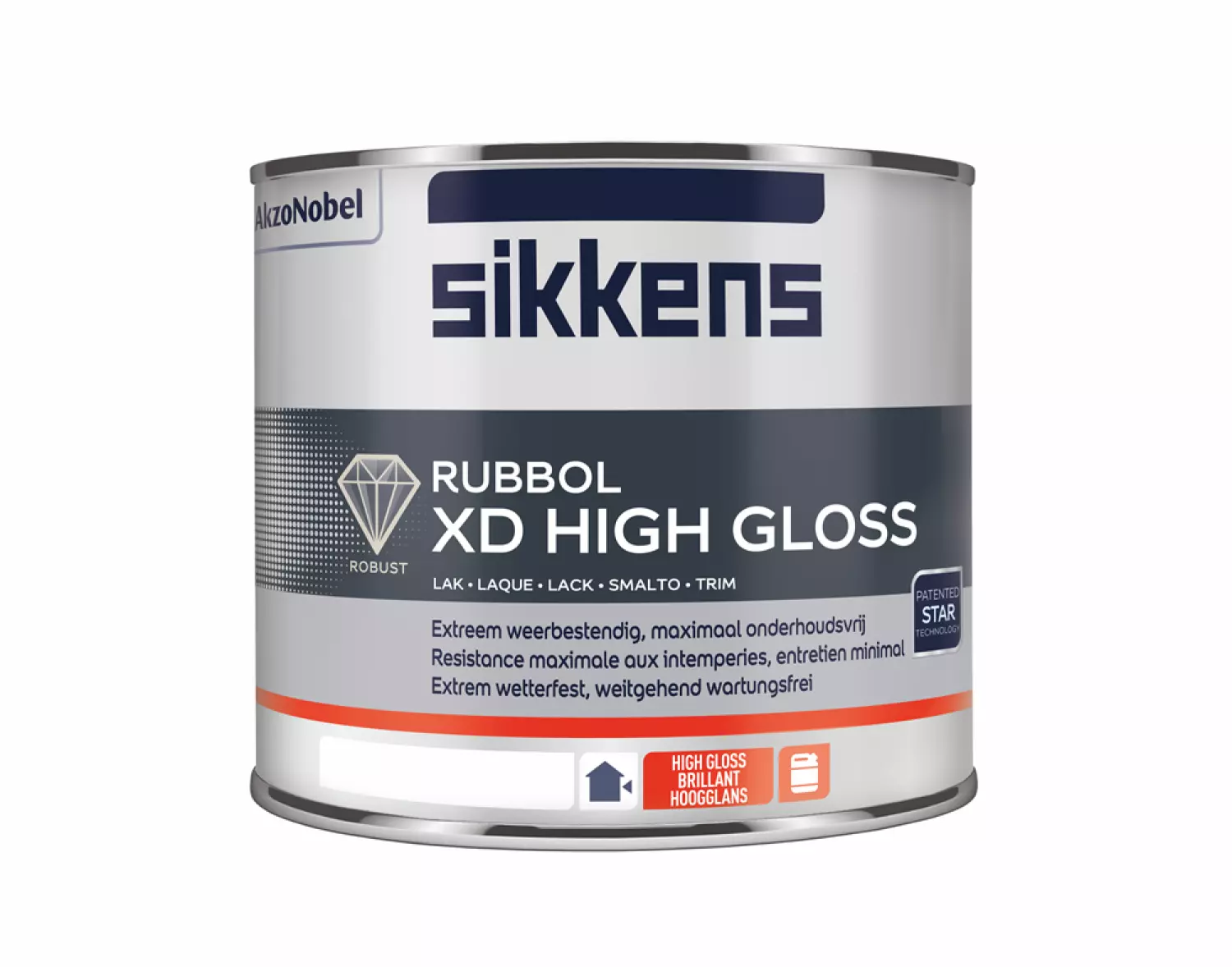 Sikkens Rubbol XD high gloss - op kleur gemengd - 0,5L