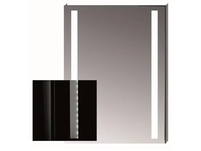 Spejl Clear 600xX810 firkant m/LED lys