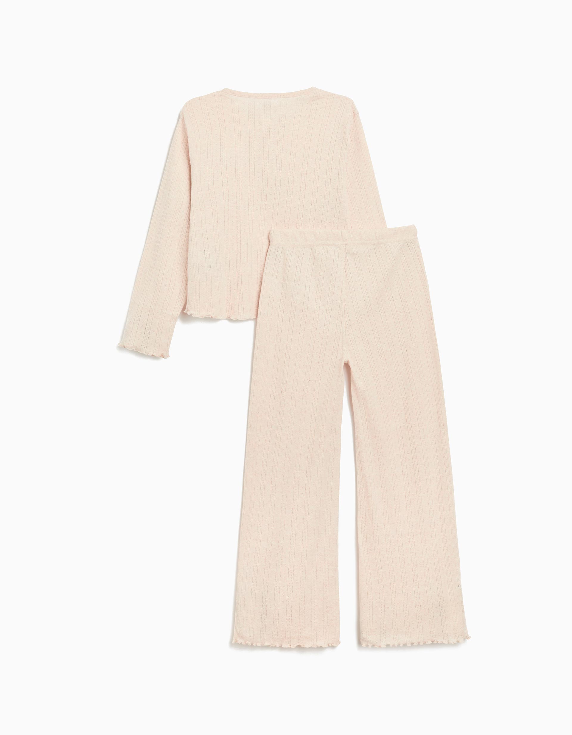 Pijama, Menina, Bege