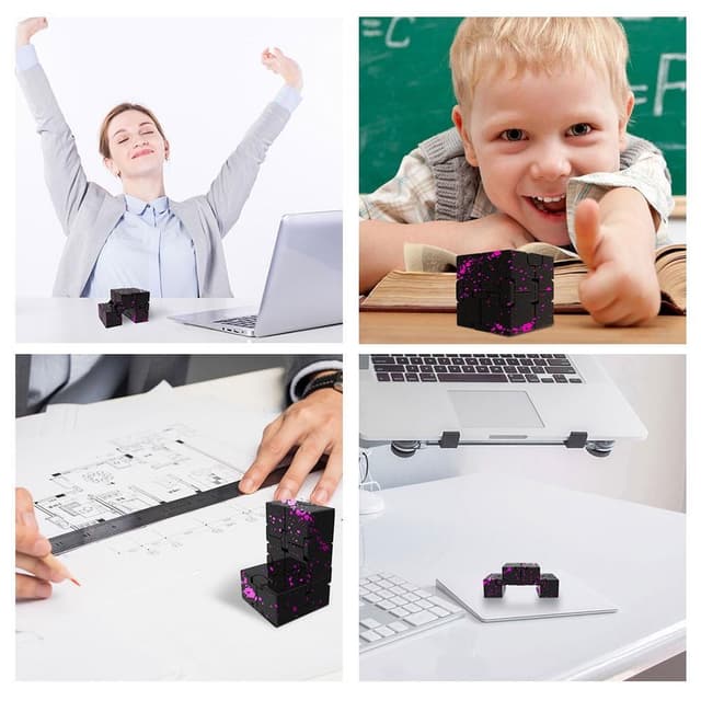 Fidget Toy Infinite Cube Stressaflastningsflipblok