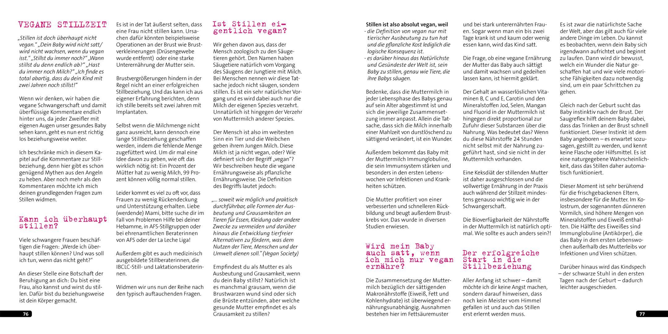 Vegan in anderen Umständen