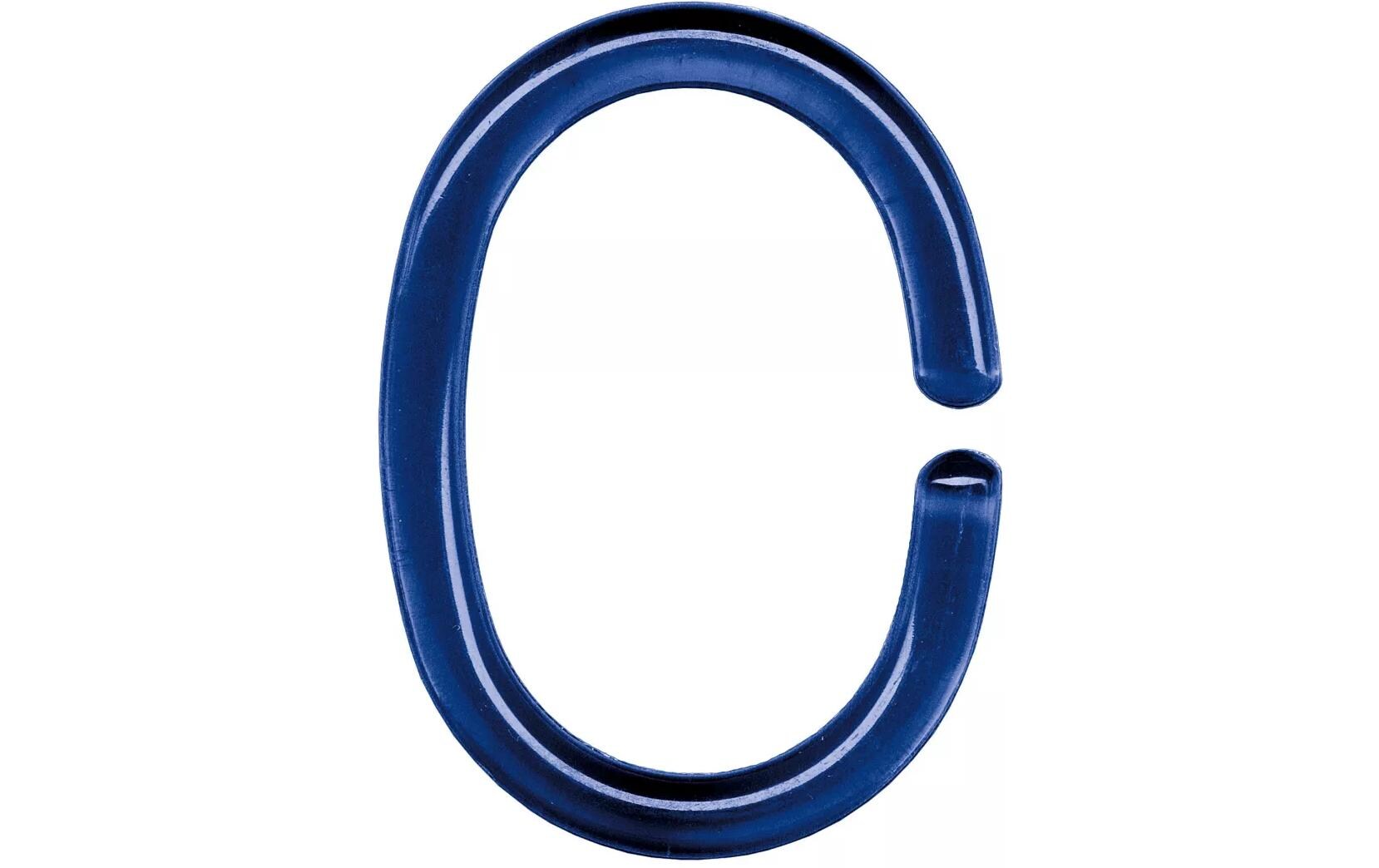 Duschvorhanghaken DV-Ringe 12 Stück, 5 cm, DunkelblauDuschvorhangringe