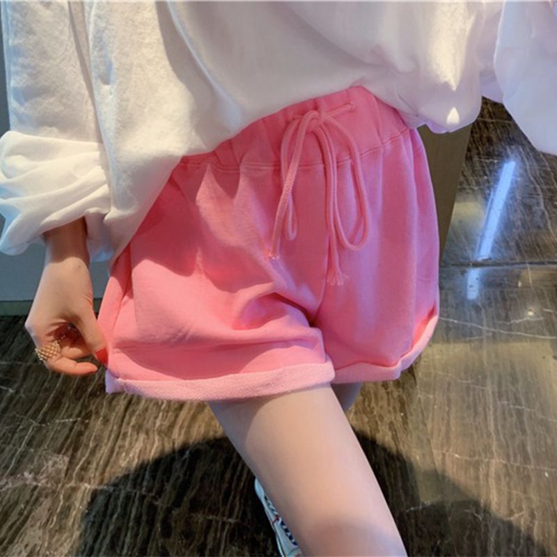 Everose - Shorts met wijde pijpen en trekkoord