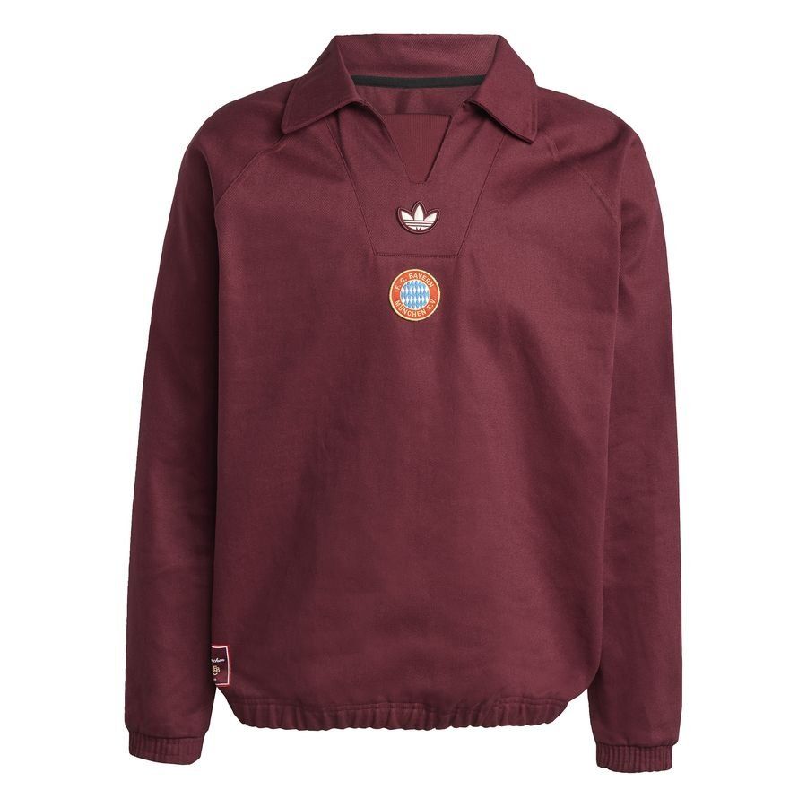 Bayern Munich Maillot Drill Top Terrace Icons - Shadow Red