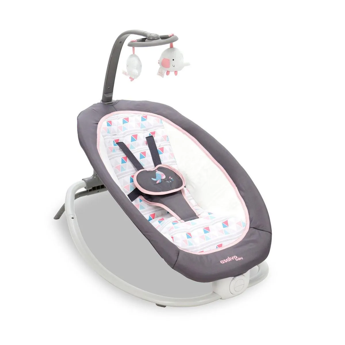 ASALVO Transat Pliable Birds Rose